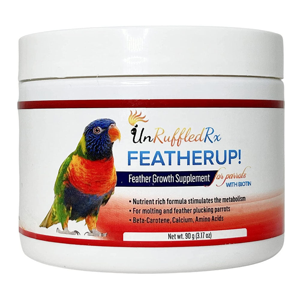 UnRuffledRx FeatherUp! Bird Multivitamin with Biotin