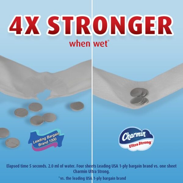 Charmin Ultra Strong Toilet Paper, 12 Mega Rolls