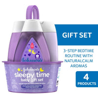 Johnson’s Sleepy Time Relaxing Baby Bedtime Gift Set, 4 items