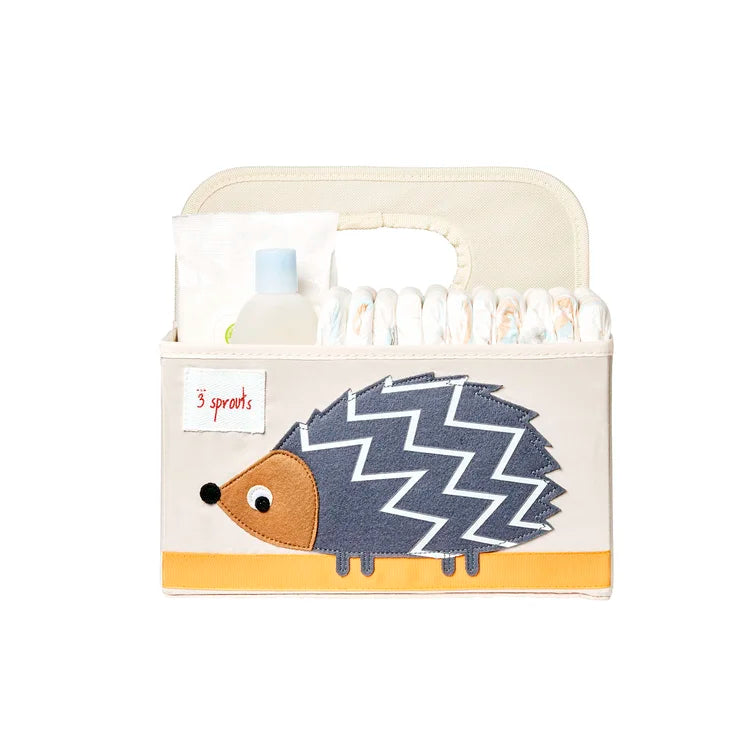 Hedgehog 3 Sprouts Crib Diaper Stacker