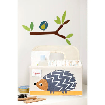 Hedgehog 3 Sprouts Crib Diaper Stacker