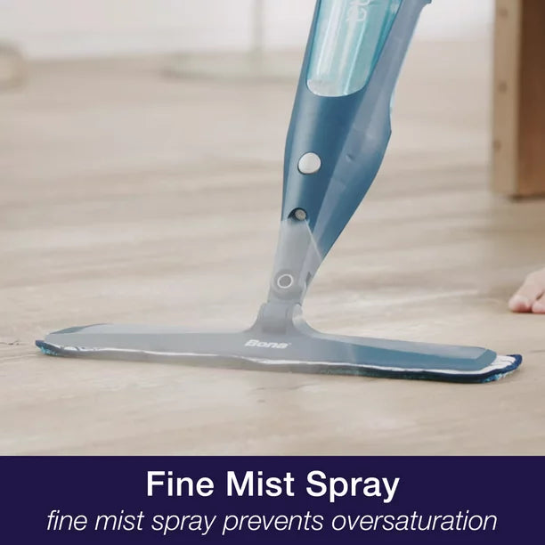 Bona Spray Mop for Hardwood Floors, with Refillable Cartridge & Washable Microfiber Pad