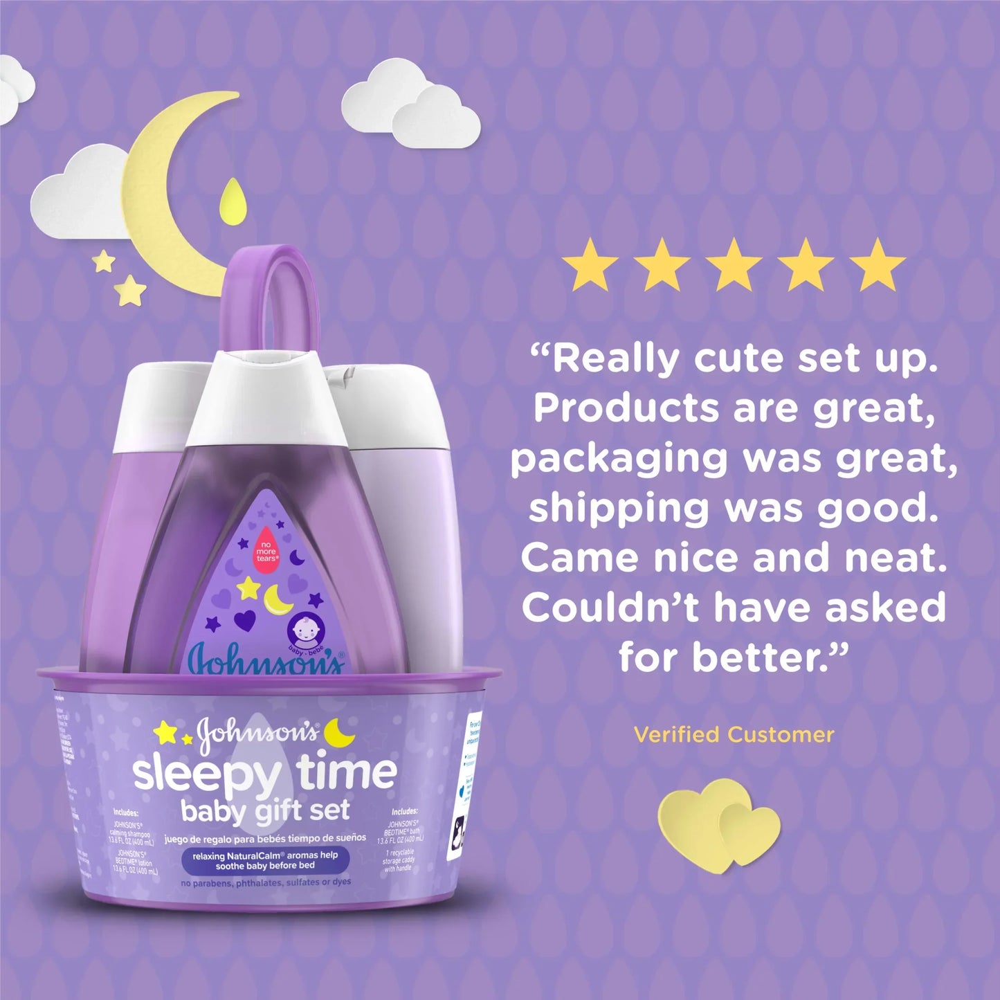 Johnson’s Sleepy Time Relaxing Baby Bedtime Gift Set, 4 items